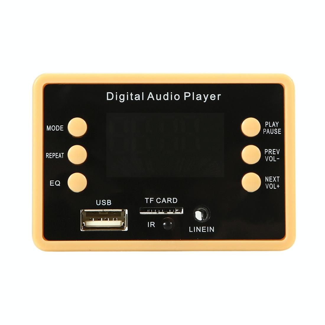 12V Car Mp3 Player Board W / Bluetooth & Remote - Fm Radio Tf / Usb