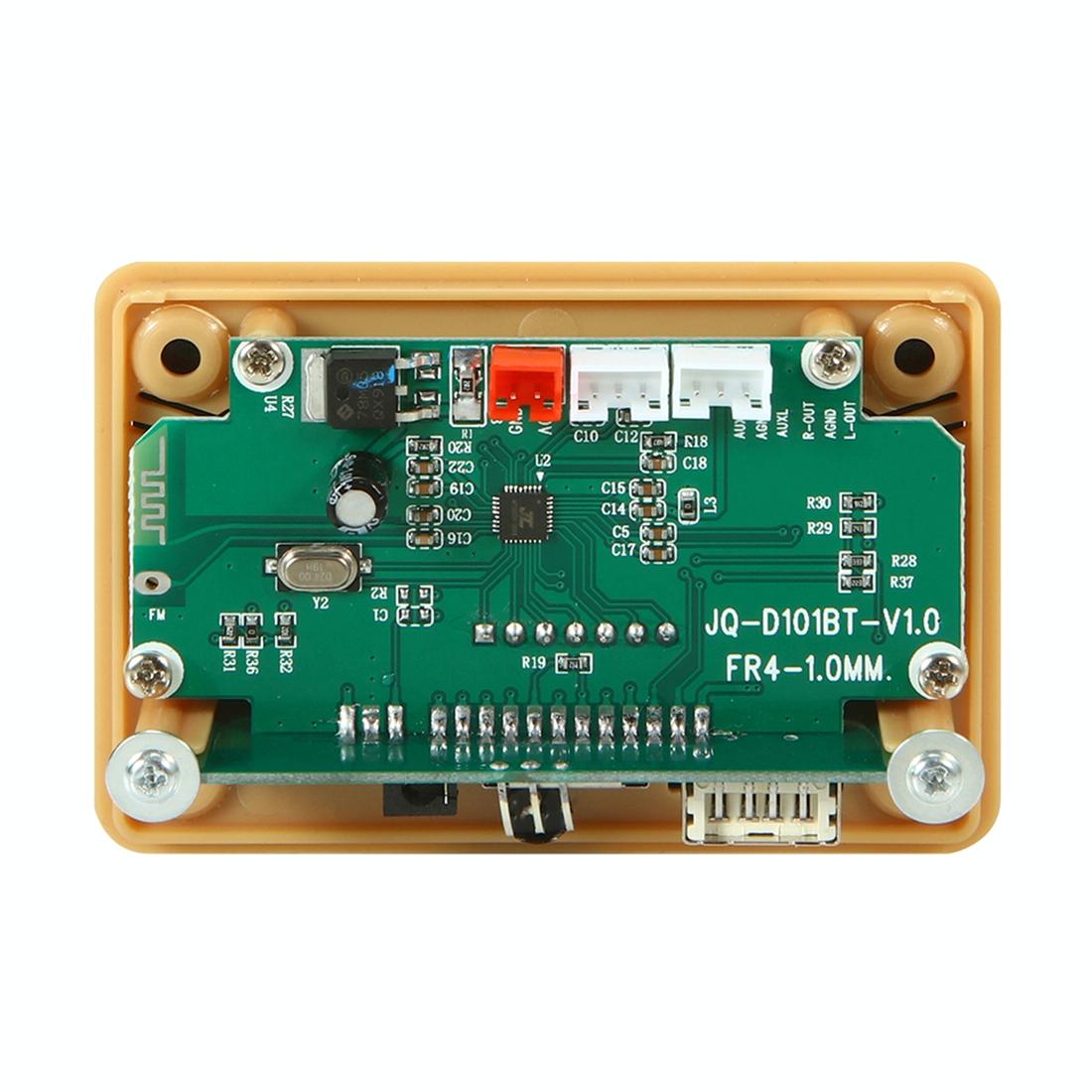 12V Car Mp3 Player Board W / Bluetooth & Remote - Fm Radio Tf / Usb