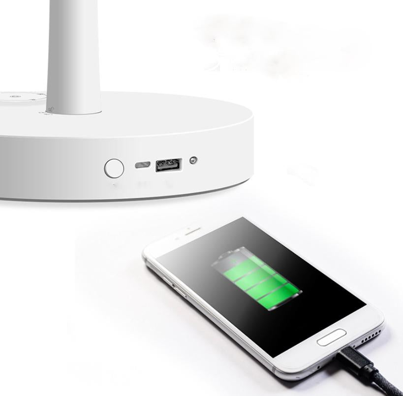 Multi-function Rechargeable Fan Lamp with Telescopic Bracket