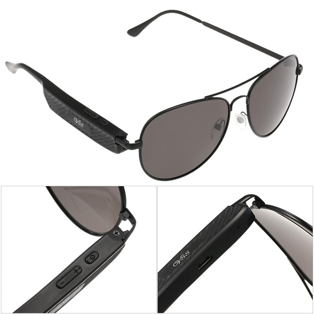 Wireless Bluetooth Sunglasses with Music Earphones and Mic