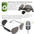 Wireless Bluetooth Sunglasses with Music Earphones and Mic