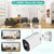 Solar-Powered Wifi Camera 1080P Hd Motion Detection Night Vision 2-Way Audio Tf Card