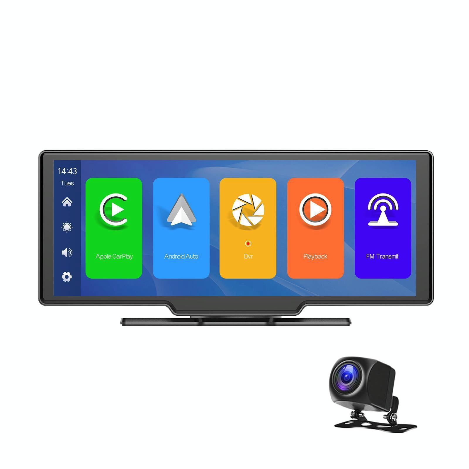 10.26 Inch Wireless Carplay Display For Android Auto