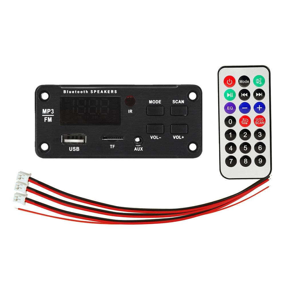 12V 50W Car Mp3 Player With Bluetooth Fm Call Recording - Jx-916Bt