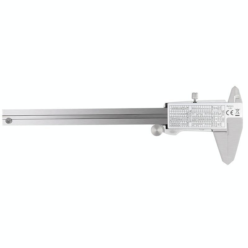 Digital Display Vernier Caliper - 0-150mm Stainless Steel - Green