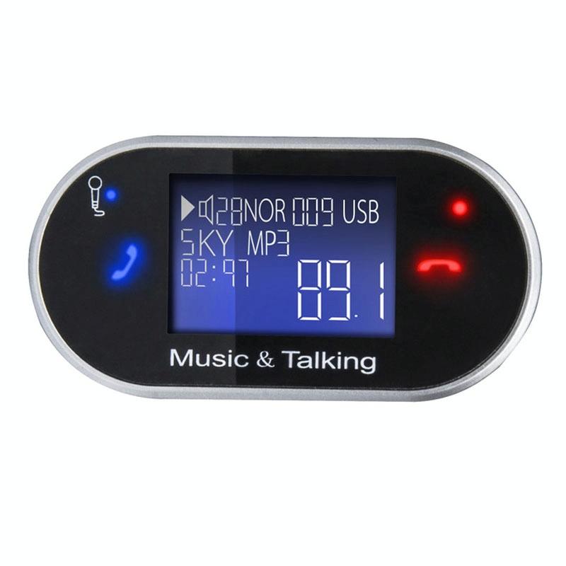 Car Stereo Radio Mp3 Player Bluetooth Hands-Free Fm Transmitter