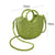 Beige Half Moon Straw Tote Woven Beach Bag - Green