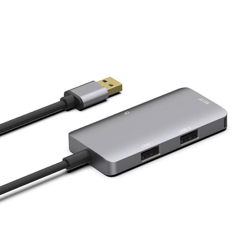 Usb3.0 Hub With Cf Sd Tf Card Reader Onten 8107