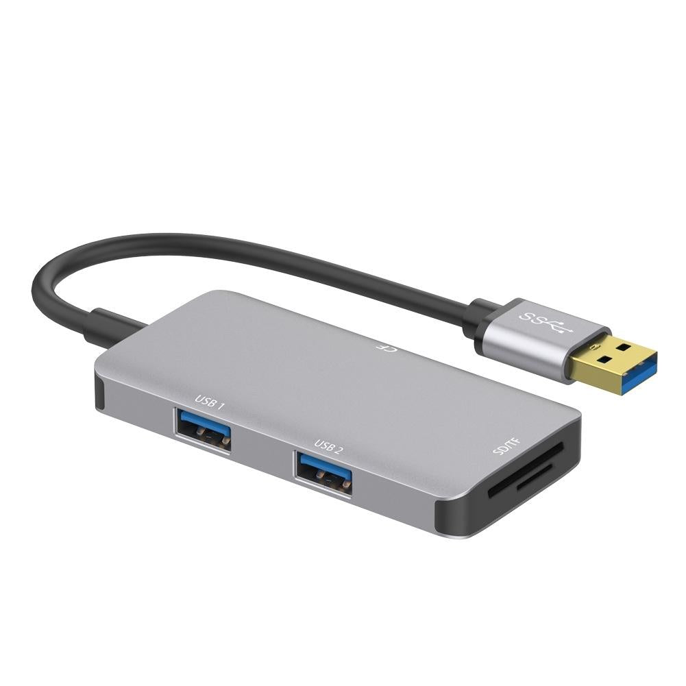 Usb3.0 Hub With Cf Sd Tf Card Reader Onten 8107