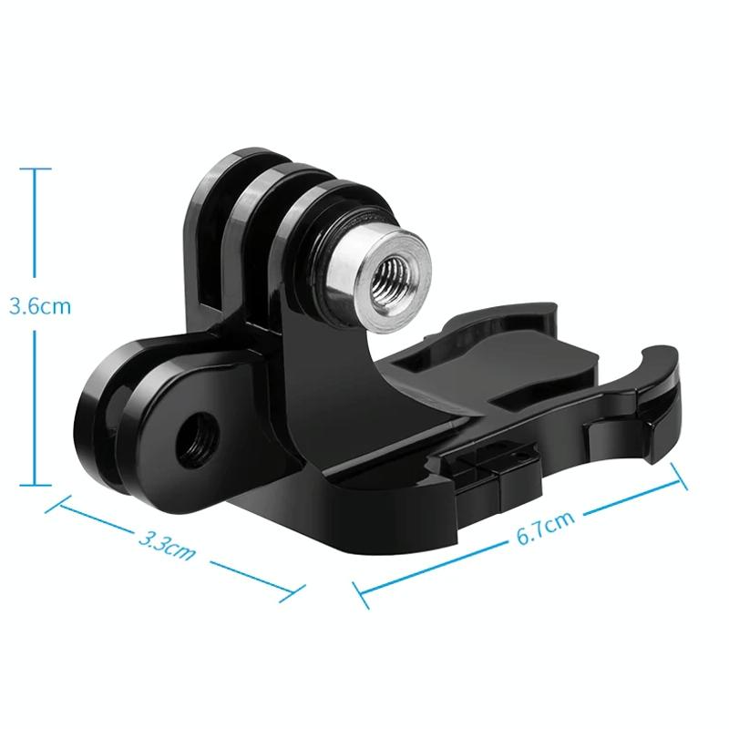 Double Head J Buckle Backpack Mount For Sports Cameras