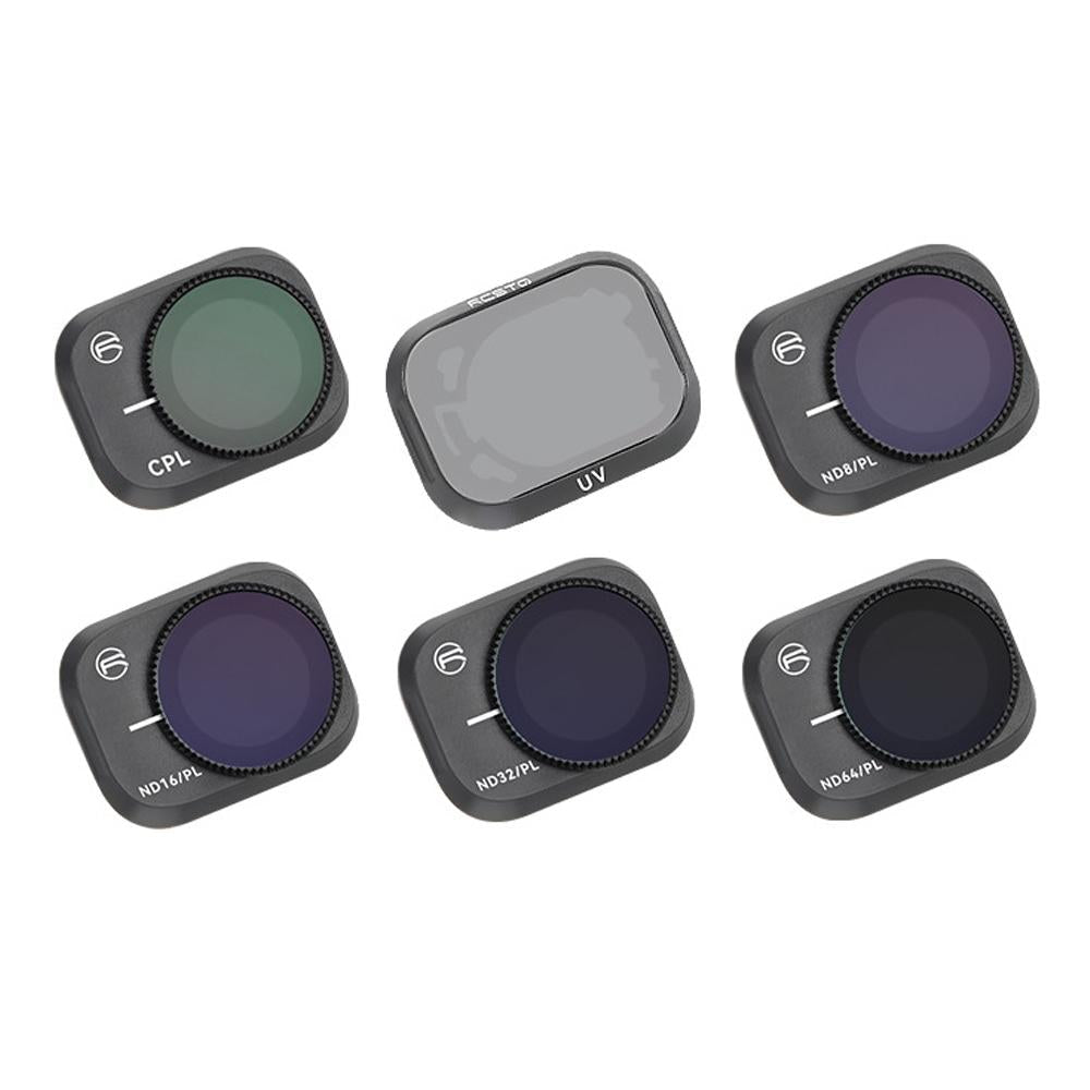 Essential Pl Filters for Dji Mini 3 Pro Drone - 6 In 1 Uv+Cpl+Nd/Pl 8/16/32/64