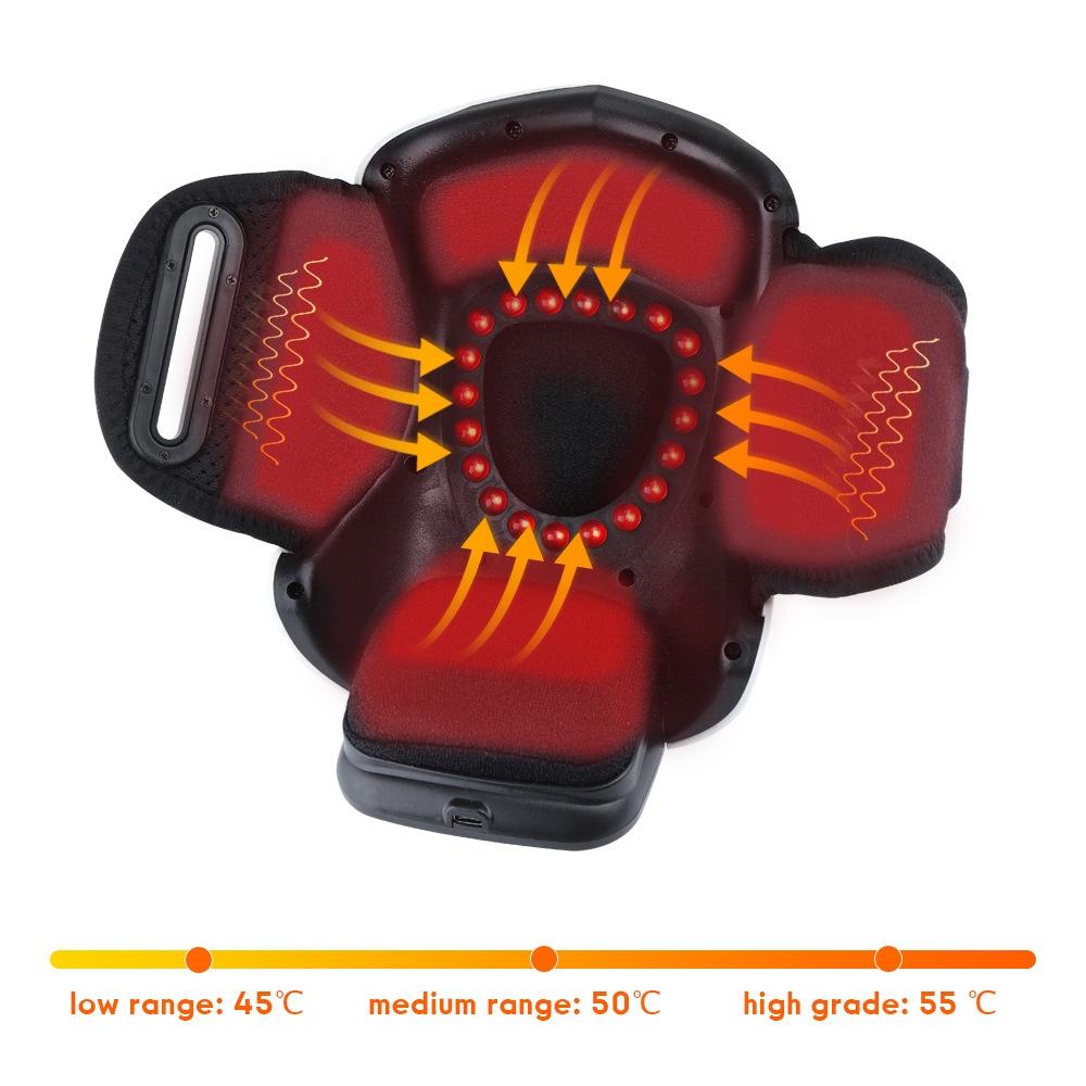 Portable Knee Massager With Infrared Heat Therapy Pain Relief Device