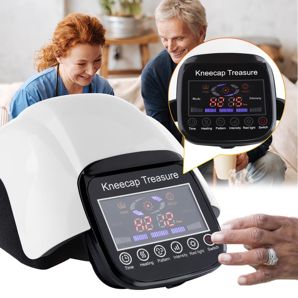 Portable Knee Massager With Infrared Heat Therapy Pain Relief Device