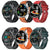 1.3 Inch Heart Rate / Blood Pressure / Blood Oxygen Monitoring Watch - Brown Leather