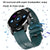 1.3 Inch Heart Rate / Blood Pressure / Blood Oxygen Monitoring Watch - Brown Leather