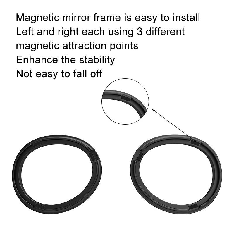 Anti Blue Light Lens for Apple Vision Pro - 1.56 Refractive Index - 1.61 Refractive Index Frame + 0-300 Degree Anti-Blue Light Lens