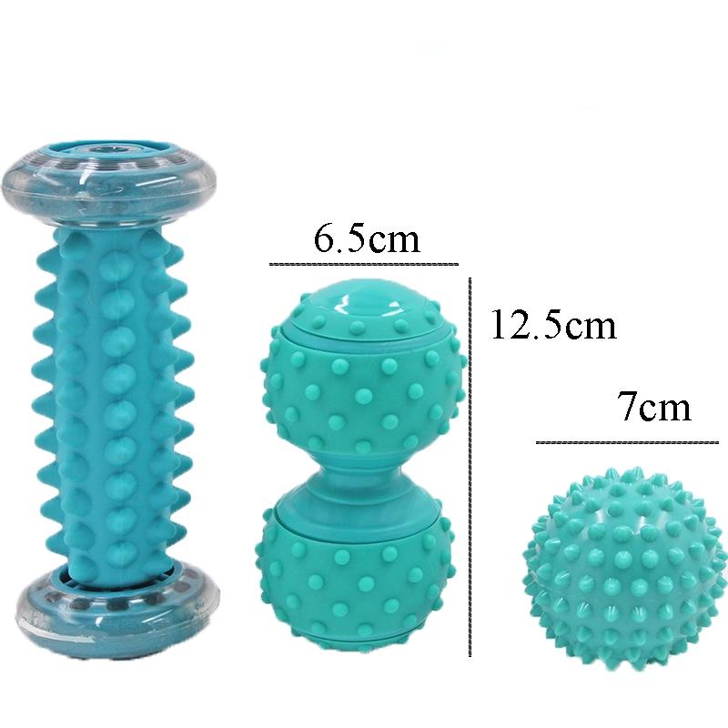 Plantar Fascia Massage Ball Set Green Foot Bottom Bump Peanut 7Cm Tattan Muscle Relaxation Fitness Hand Holding