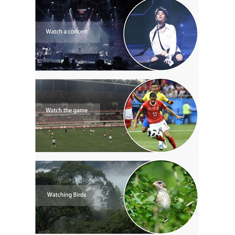 Foldable Hunting Binoculars for Outdoor Adventures - 3000 X 22 With Phone Clip