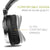 Rose Gold Head-Mounted Wired Headphone With Noise Reduction & Microphone