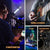 Rose Gold Head-Mounted Wired Headphone With Noise Reduction & Microphone