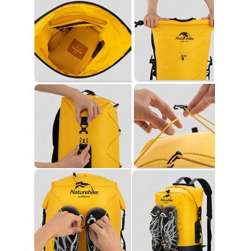 Waterproof Bag For Outdoor Water Activities 20L Khaki - 40L Yellow