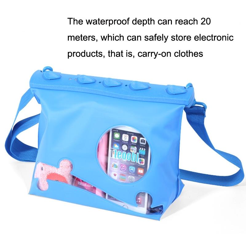 Waterproof One Shoulder Crossbody Diving Bag Small Green