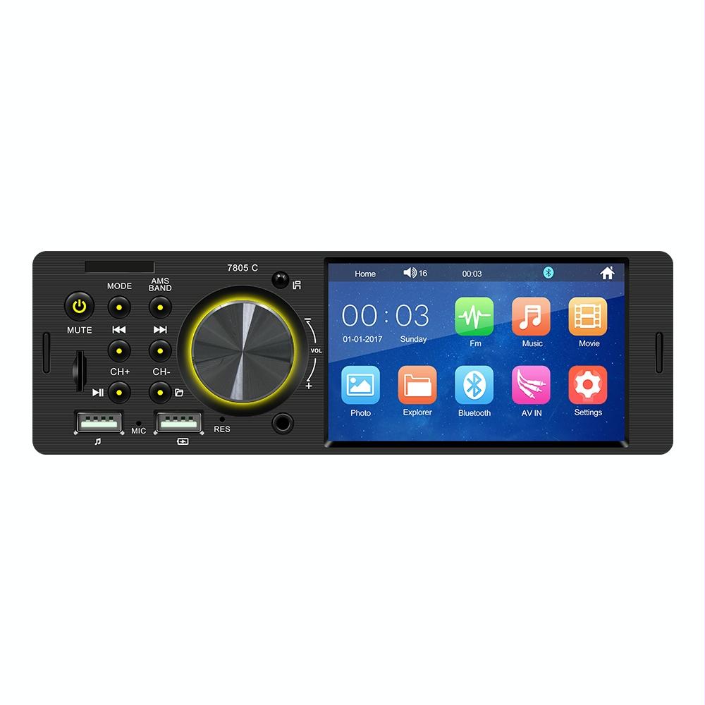 4.1 Inch Touch Screen Car Mp5 Player Fm & Bluetooth Tf Card Remote Control