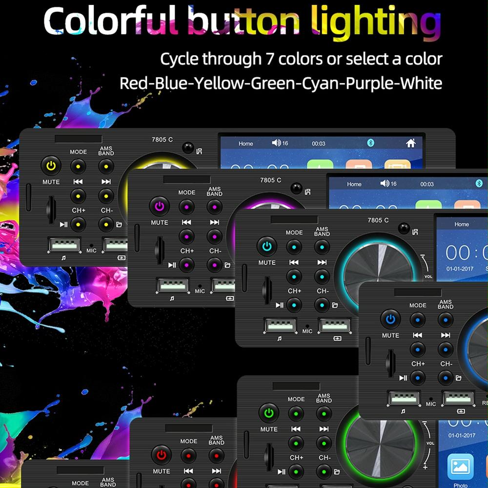 4.1 Inch Touch Screen Car Mp5 Player Fm & Bluetooth Tf Card Remote Control