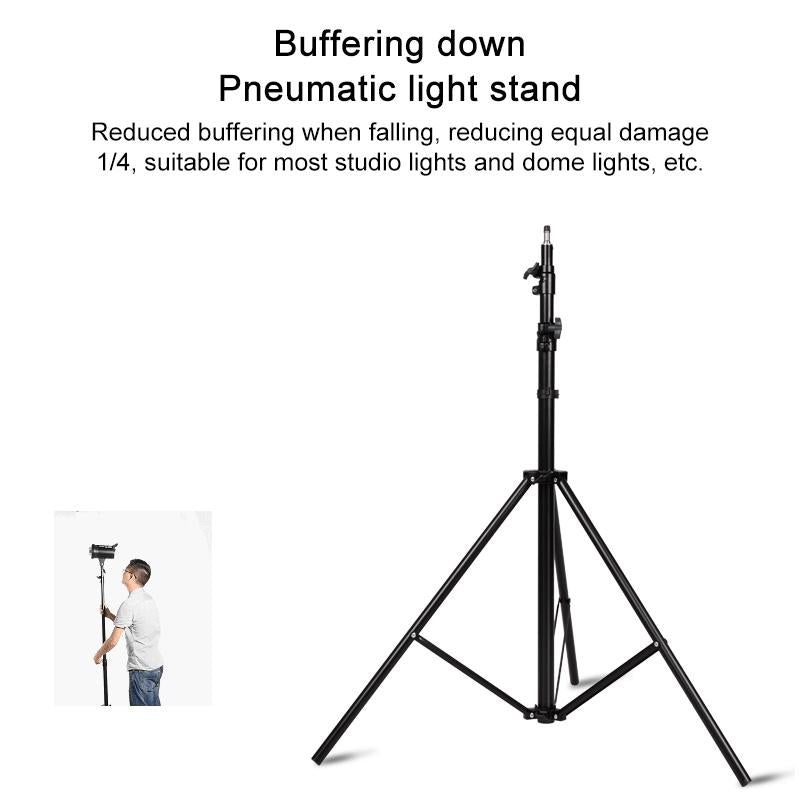 Professional Photography Lighting Stand With Spring Buffer For Studio Flash