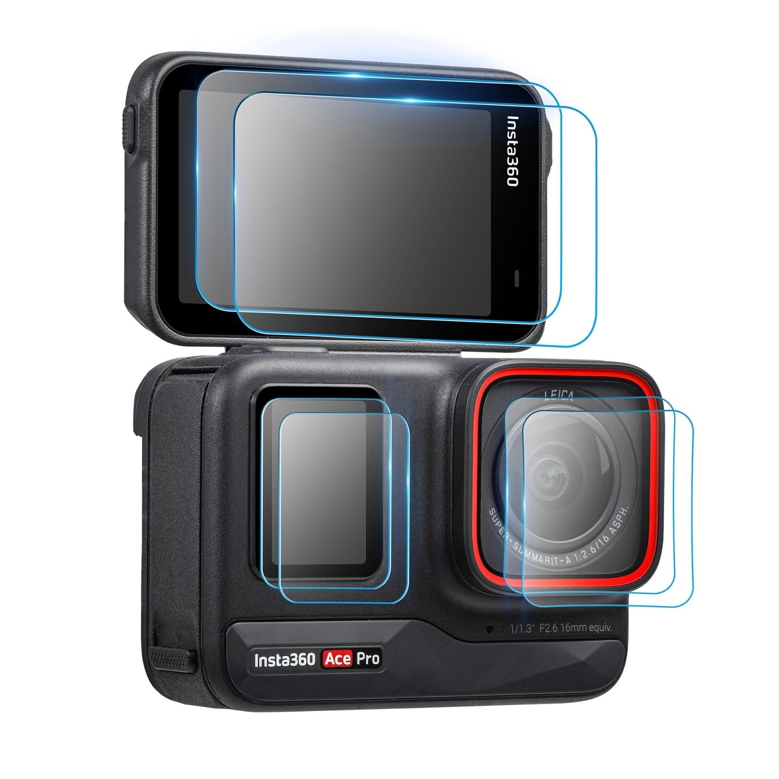 2-piece Tempered Glass Film Set for Insta360 Ace Pro