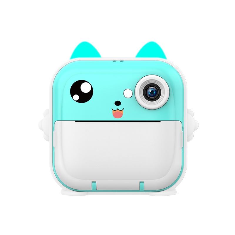 Instant Camera with Thermal Printer and Hd Video - Blue 16g - 32G Blue
