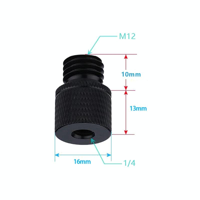4-Piece Screw Adapter 1 / 4 Female To M12 Male