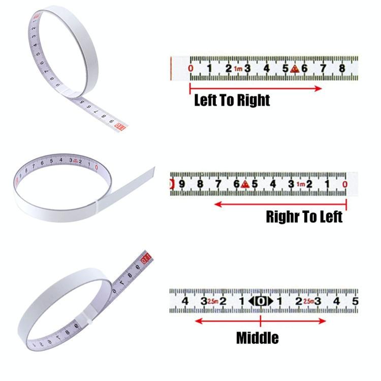 Self-adhesive Steel Ruler with 1m Tape Measure - Sticky Scale