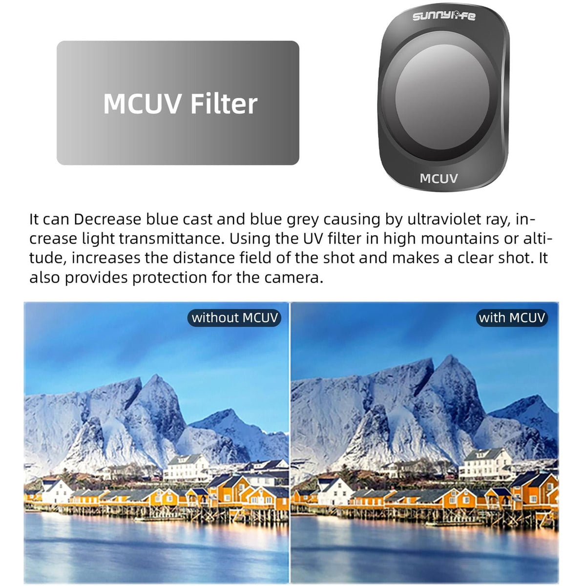 Dji Pocket 3 Camera Lens Filter - Nd256