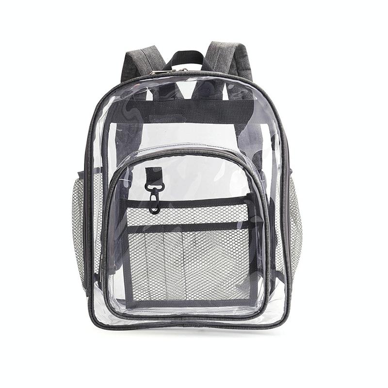 Waterproof Pvc Backpack for Students - Compact and Durable - Small Gray
