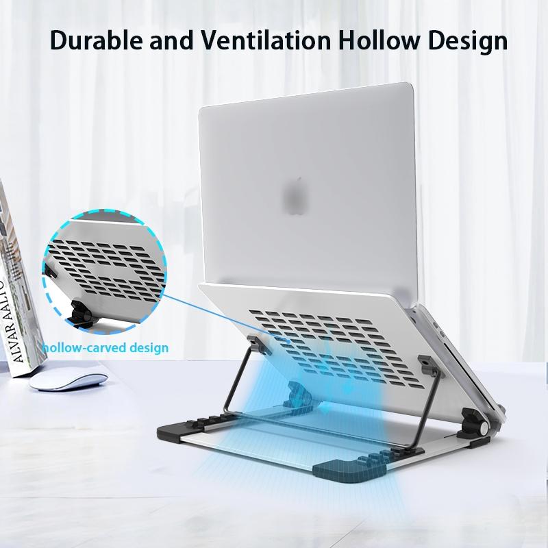 Vertical Laptop Stand - 5 Levels Riser for Desk