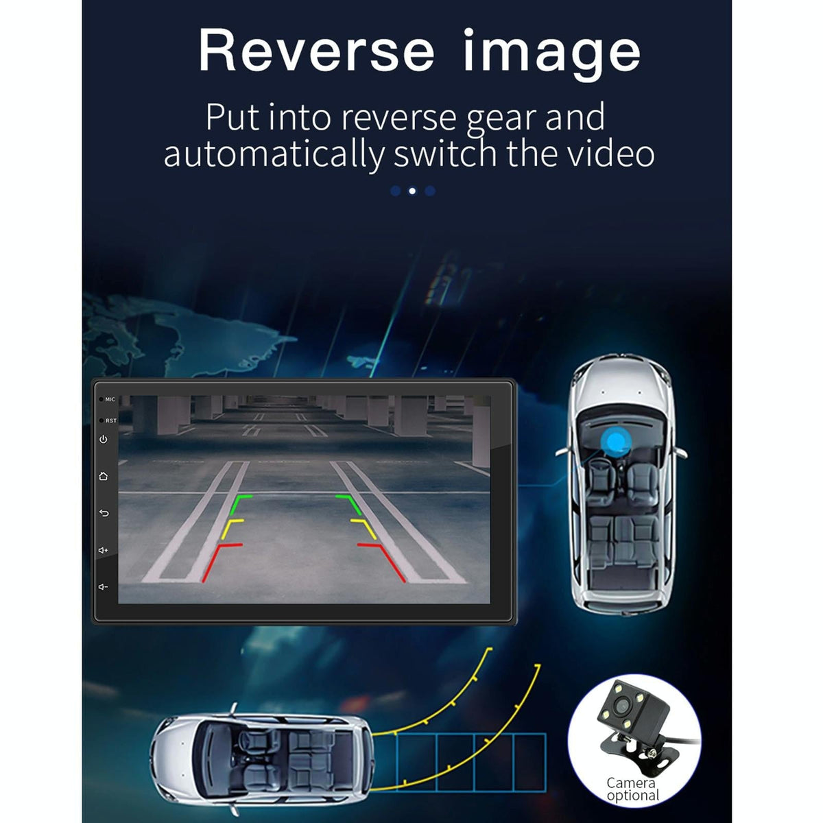 7 Inch Ips Car Android Player Gps Navigation Bluetooth Fm Wifi Steering Wheel Control