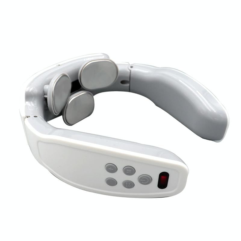 Rechargeable Electric Neck Massager Intelligent Pulse Shock Home Use