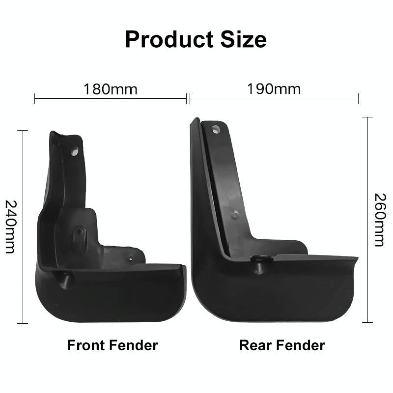 For Toyota Camry Sport 2018-2021 4Pcs / Set Car Auto Soft Plastic Splash Flaps Fender Guard