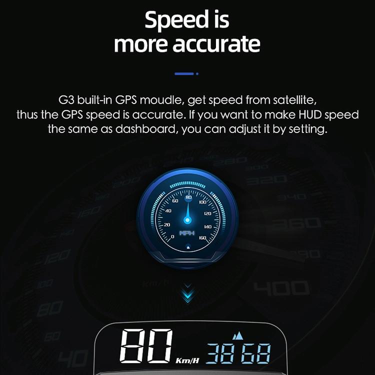 5 Inch Car Hud Gps Speed Display Satellite Navigation