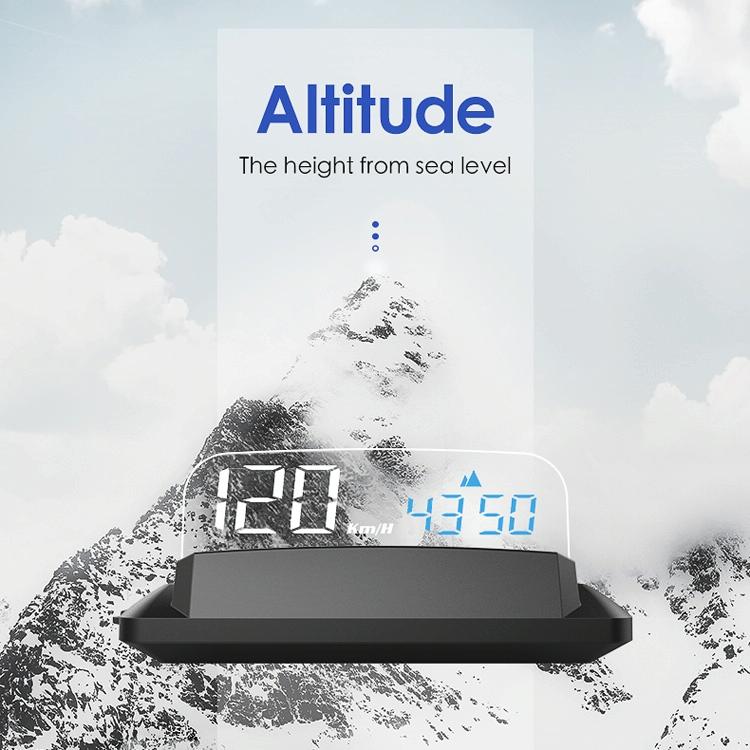 5 Inch Car Hud Gps Speed Display Satellite Navigation