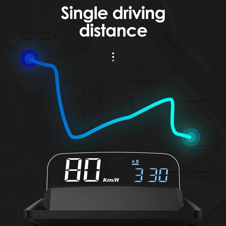 5 Inch Car Hud Gps Speed Display Satellite Navigation