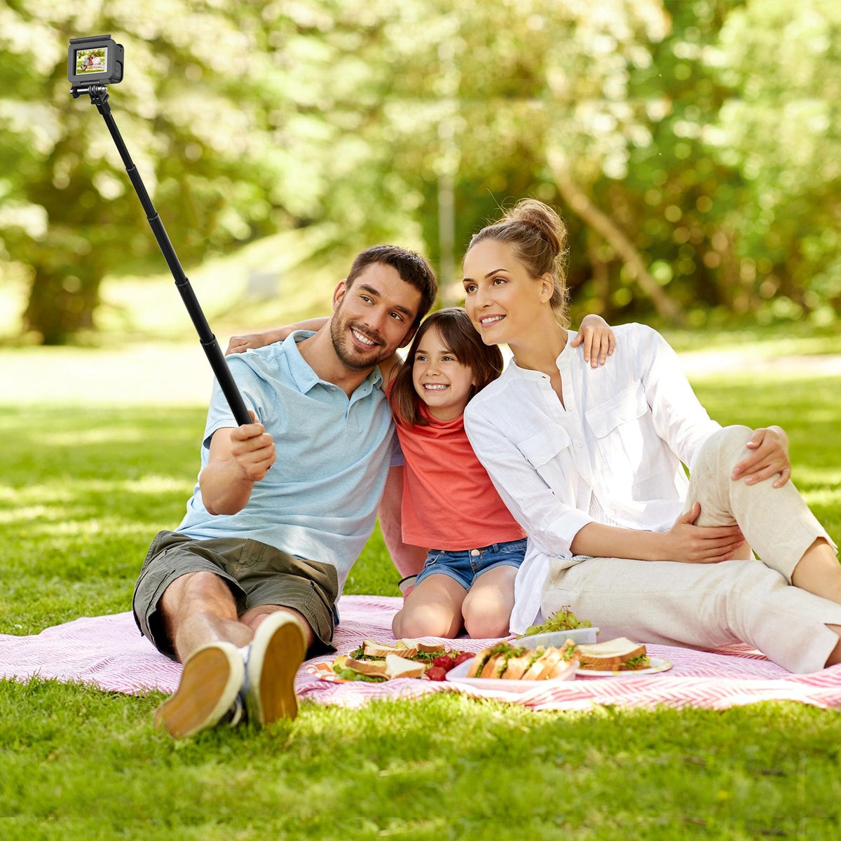 Metal Selfie Stick for Insta360 one Rs X2 X3 X4 - 150cm