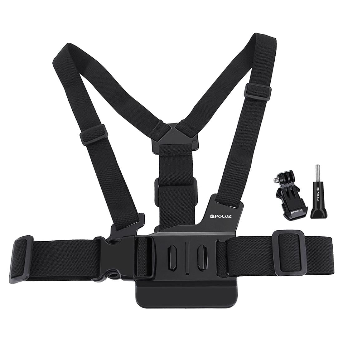 Universal Body Mount Belt for Action Cameras with j Hook and Long Screw