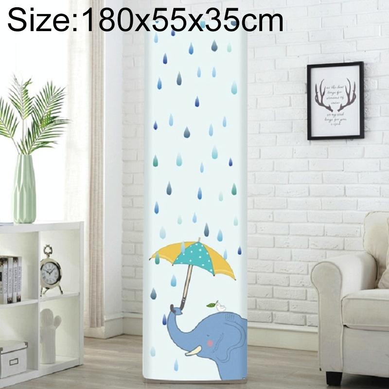 180x55x35cm Raindrop Fabric Dust Cover for Vertical Cabinet Air Conditioners