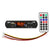 Car Mp3 Player Board W / Bluetooth Fm Radio Tf Usb Remote - 5V