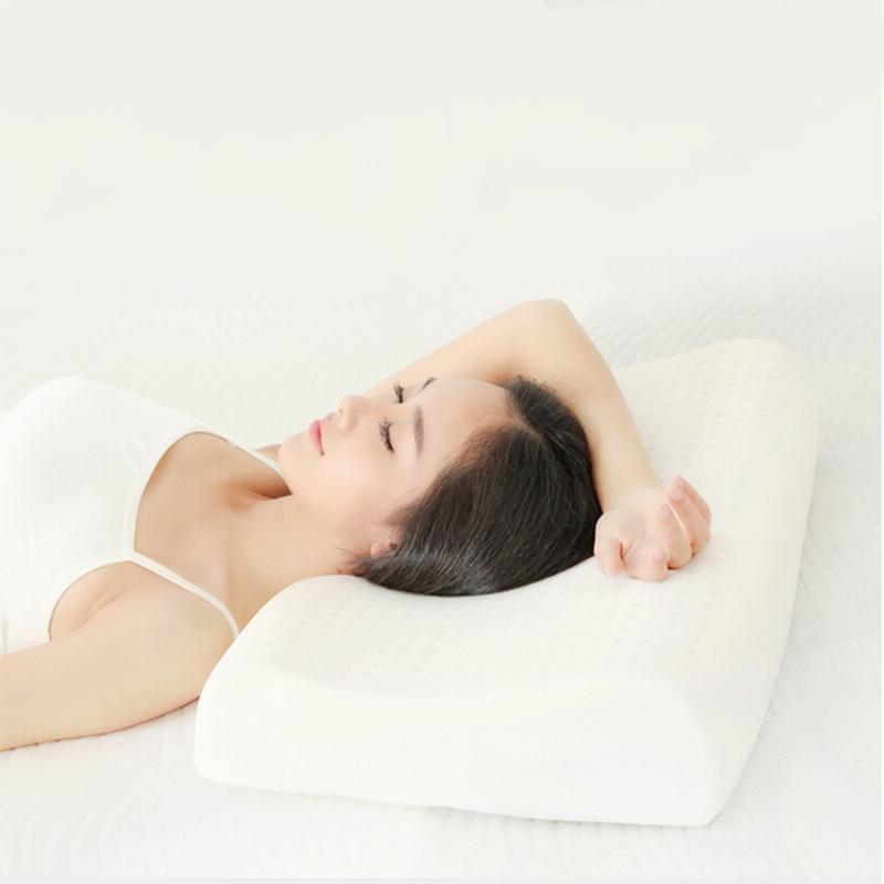 8H Z2 Natural Latex Pillow Soft & Breathable With Cotton Pillowcase
