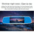 7 Lcd Touch Screen Rear View Mirror Car Recorder With Separate Camera