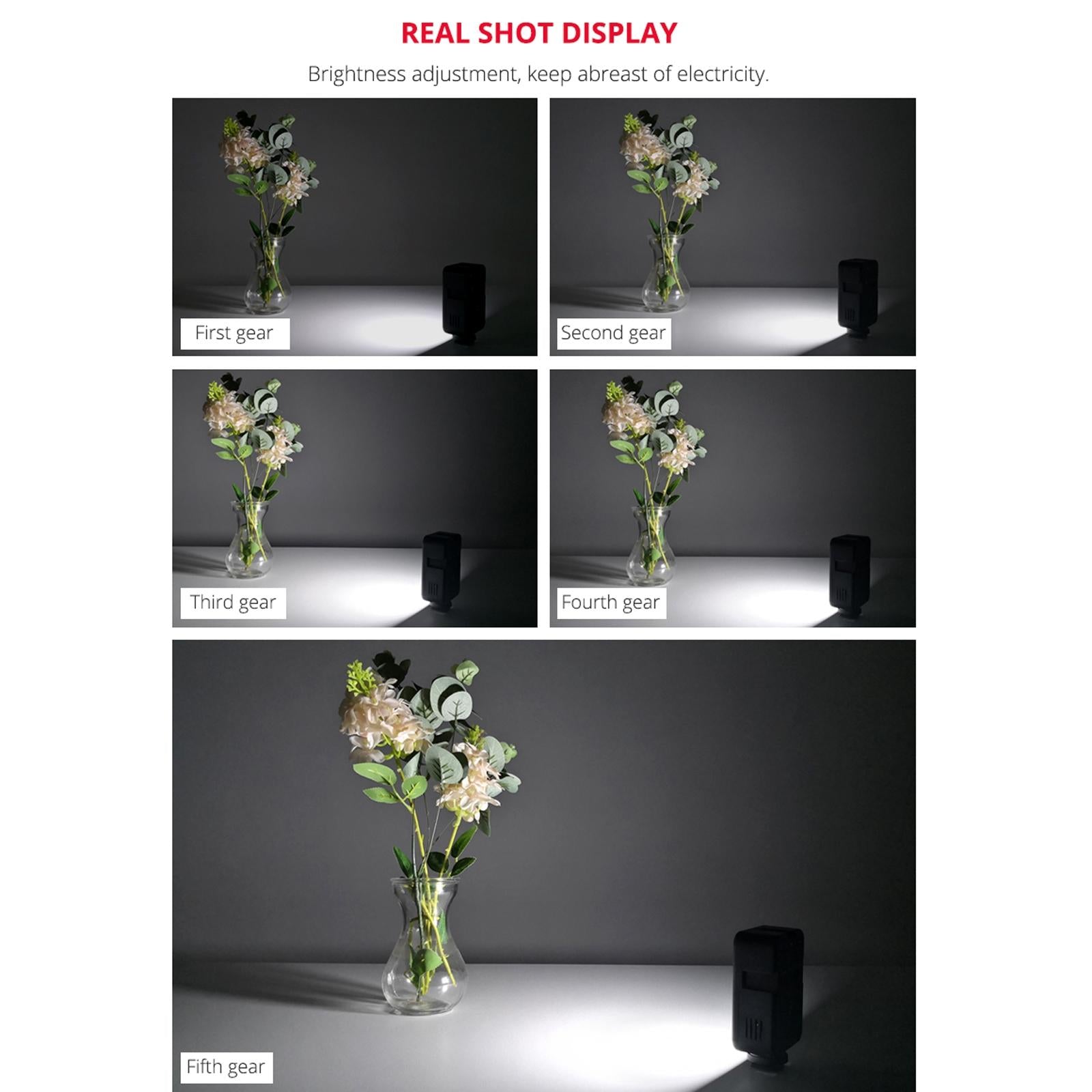 Live Broadcast Microphone Light for Interviews and Recording