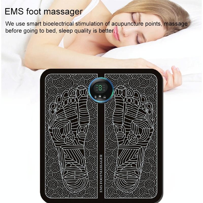 Rechargeable Ems Foot Pad For Smart Micro-Current Therapy